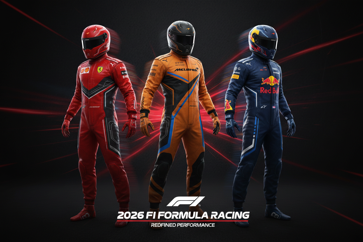 2026 Team Breakdown: McLaren, Red Bull, & Ferrari F1 Replica Suits