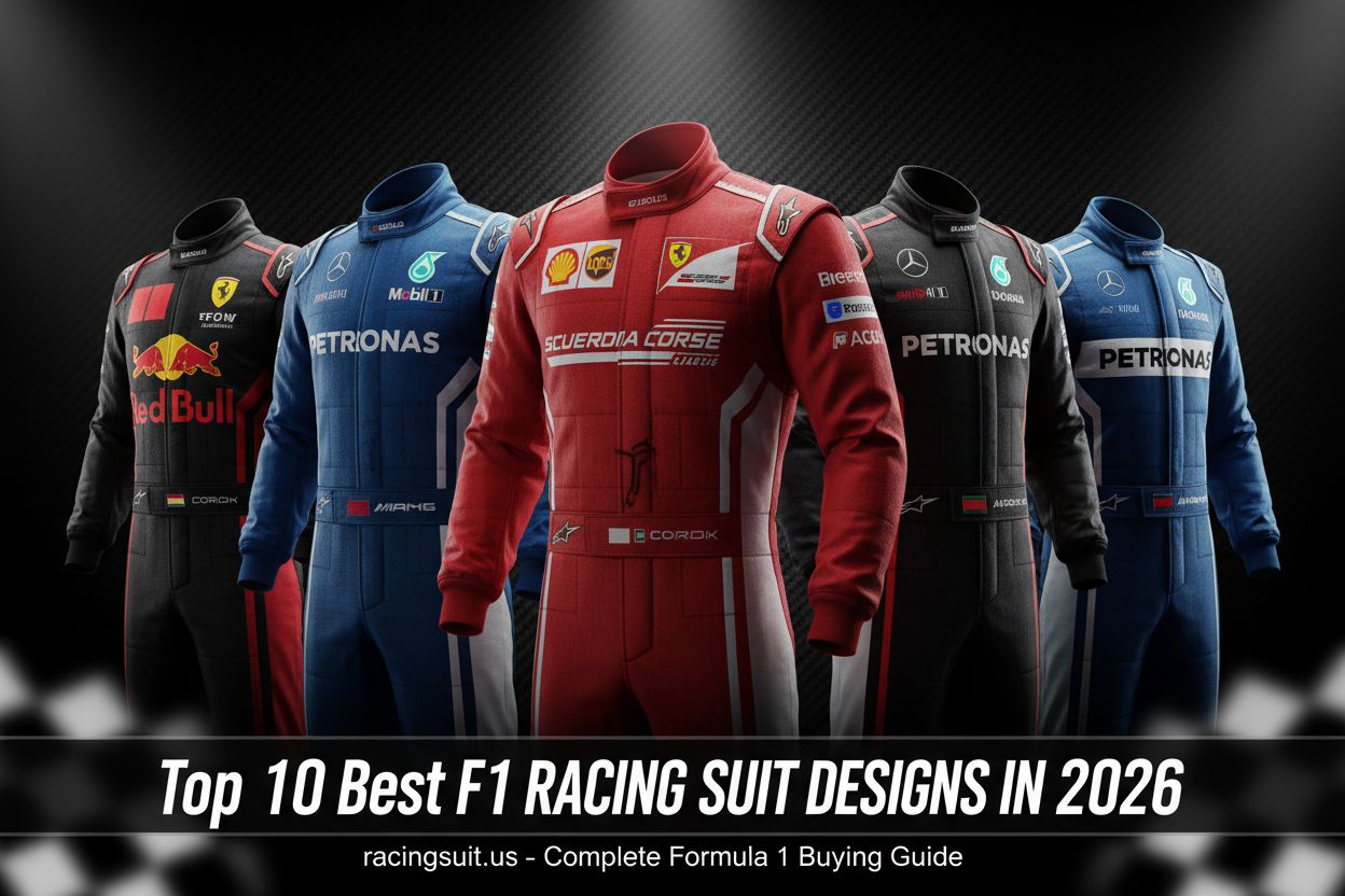 Top 10 Best F1 Racing Suit Designs in 2026 Complete Formula 1 Buying Guide