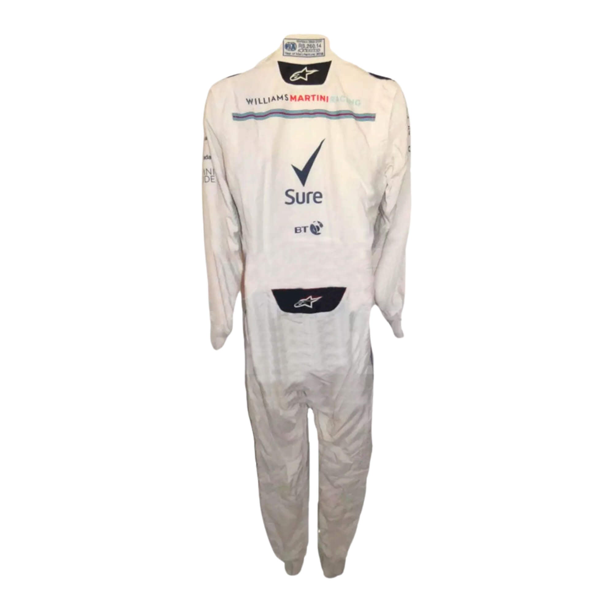 Lance Stroll 2018 F1 Racing Suit Team Williams Martini