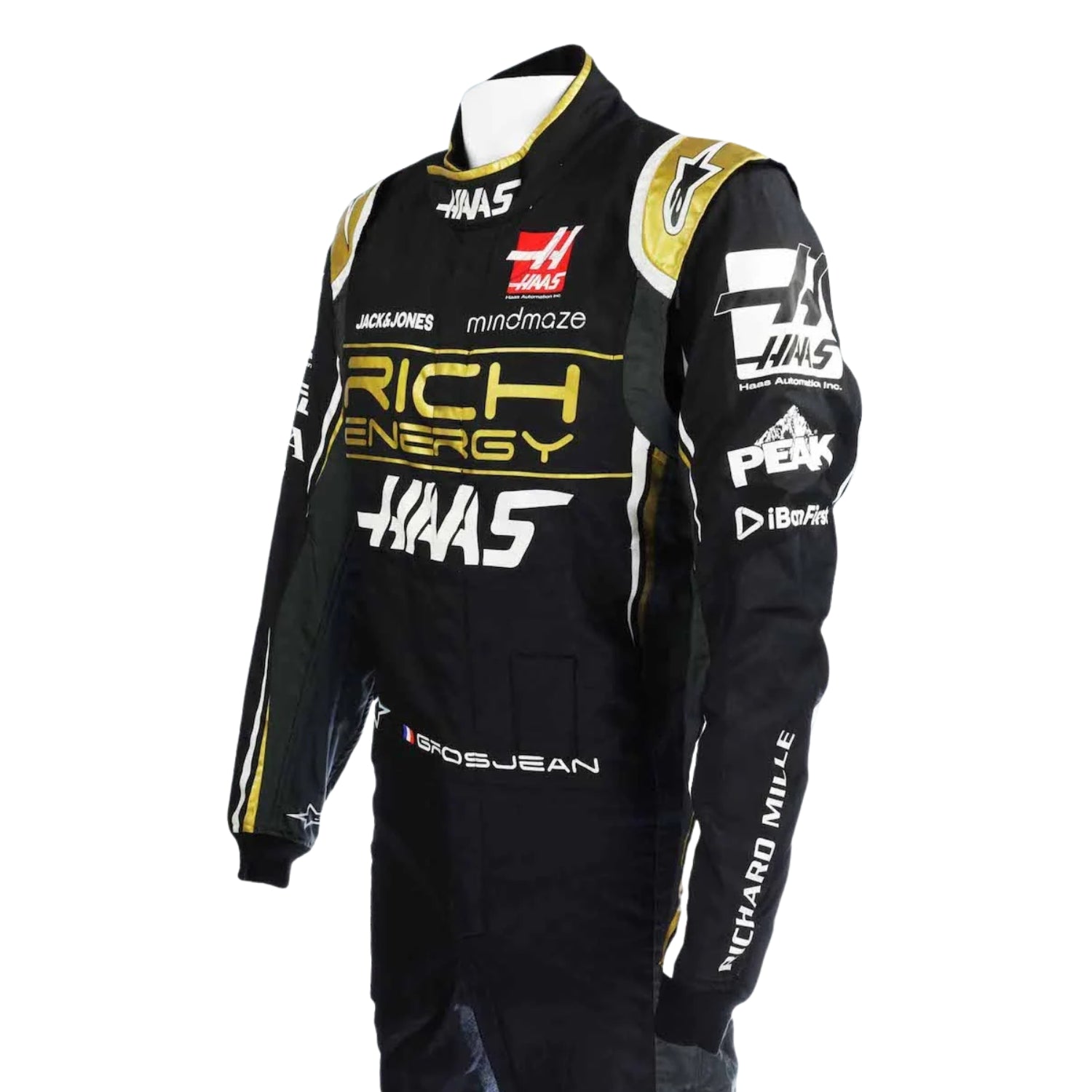 2019 Romain Grosjean F1 Racing Suit