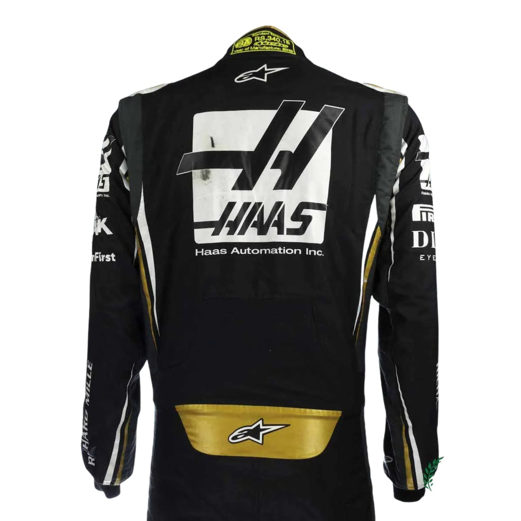 2019 Romain Grosjean F1 Racing Suit