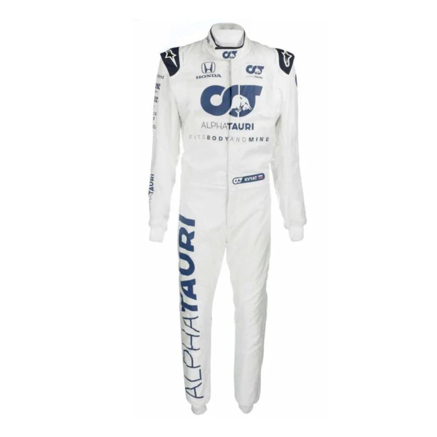 Daniil Kvyat 2020 F1 Racing Suit Team Alpha Tauri
