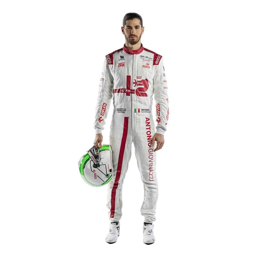 Antonio Giovinazzi 2021 F1 Racing Suit Team Alfa Romeo