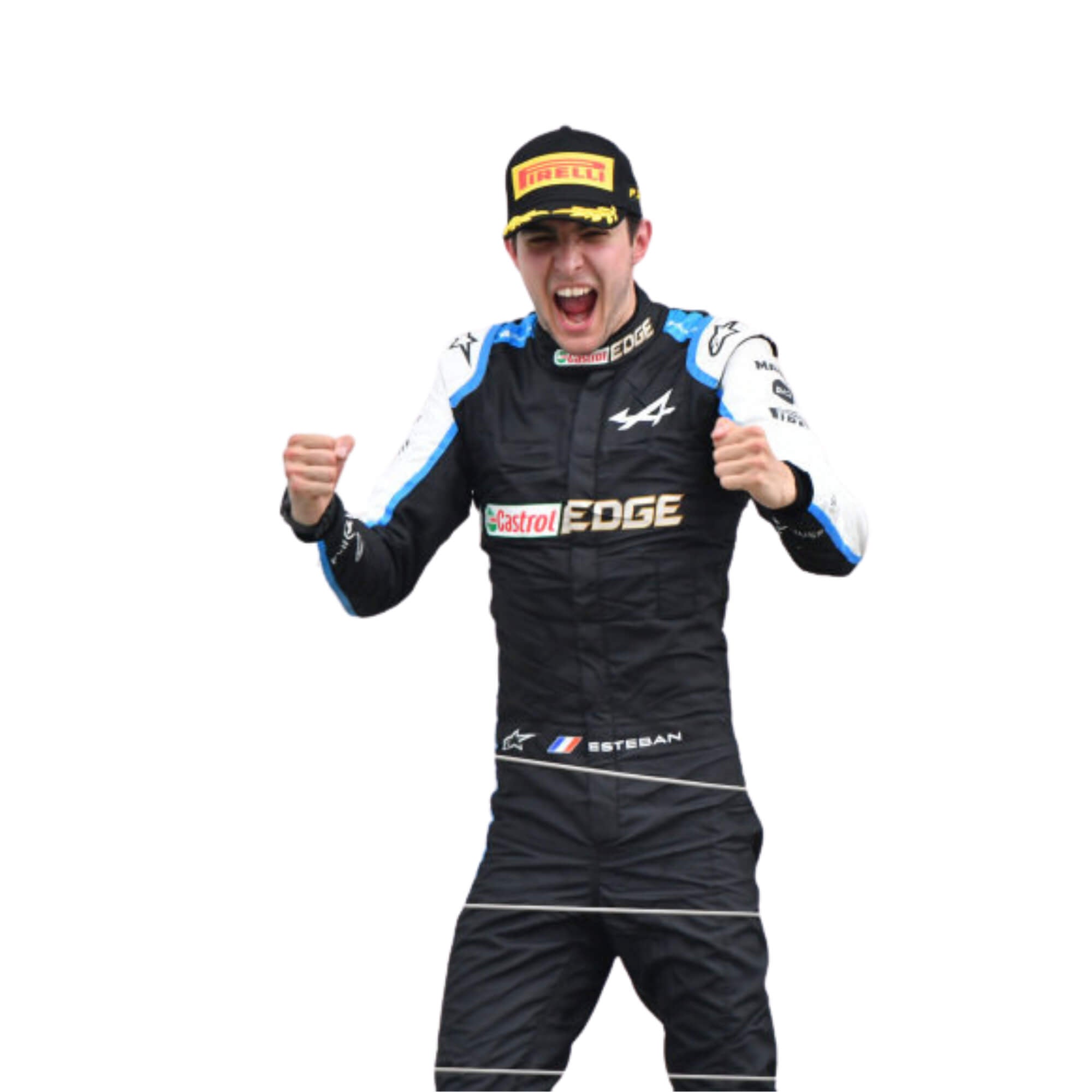 2021 Esteban Ocon Castrol F1 Racing Suit
