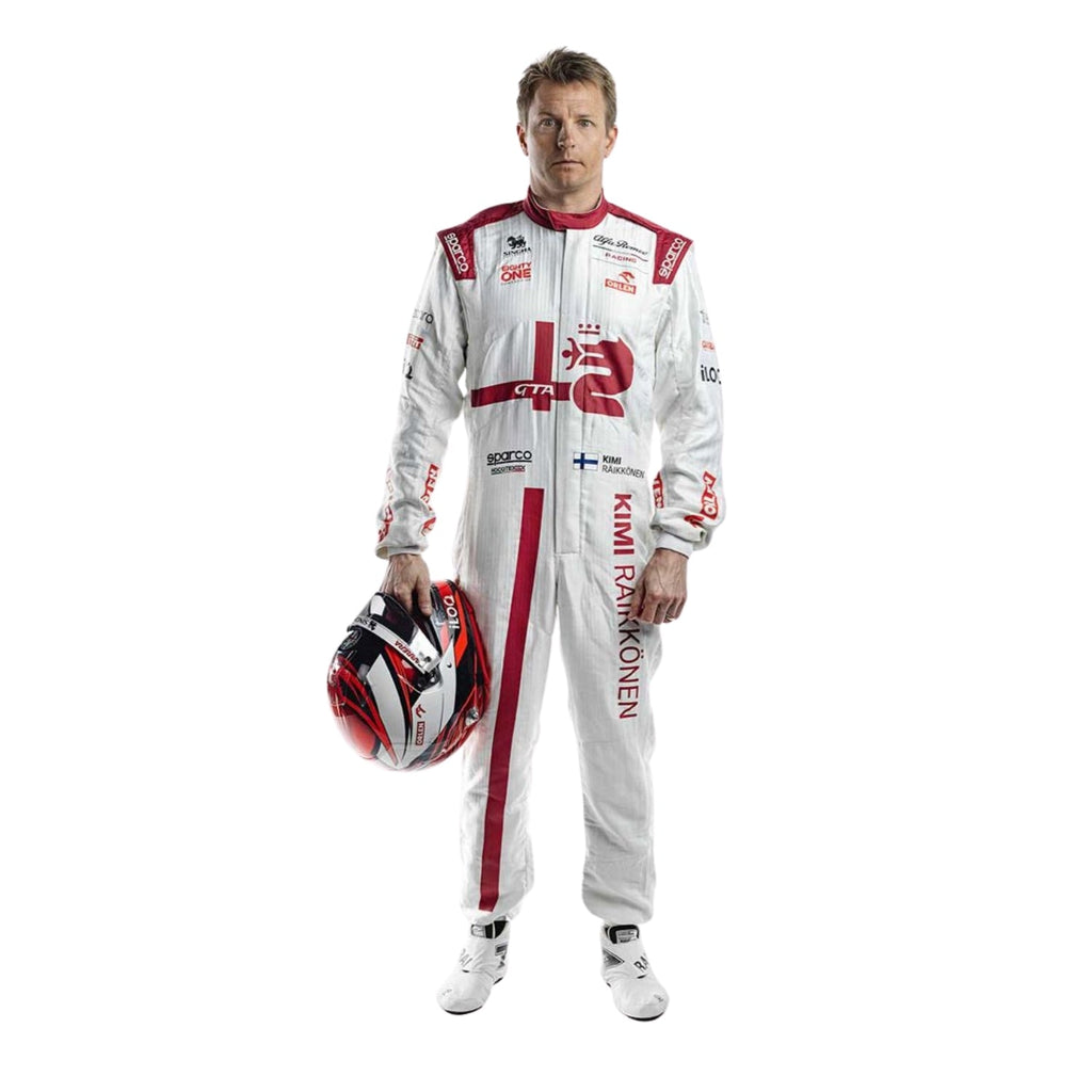 Kimi Raikkonen 2021 F1 Racing Suit Team Alfa Romeo