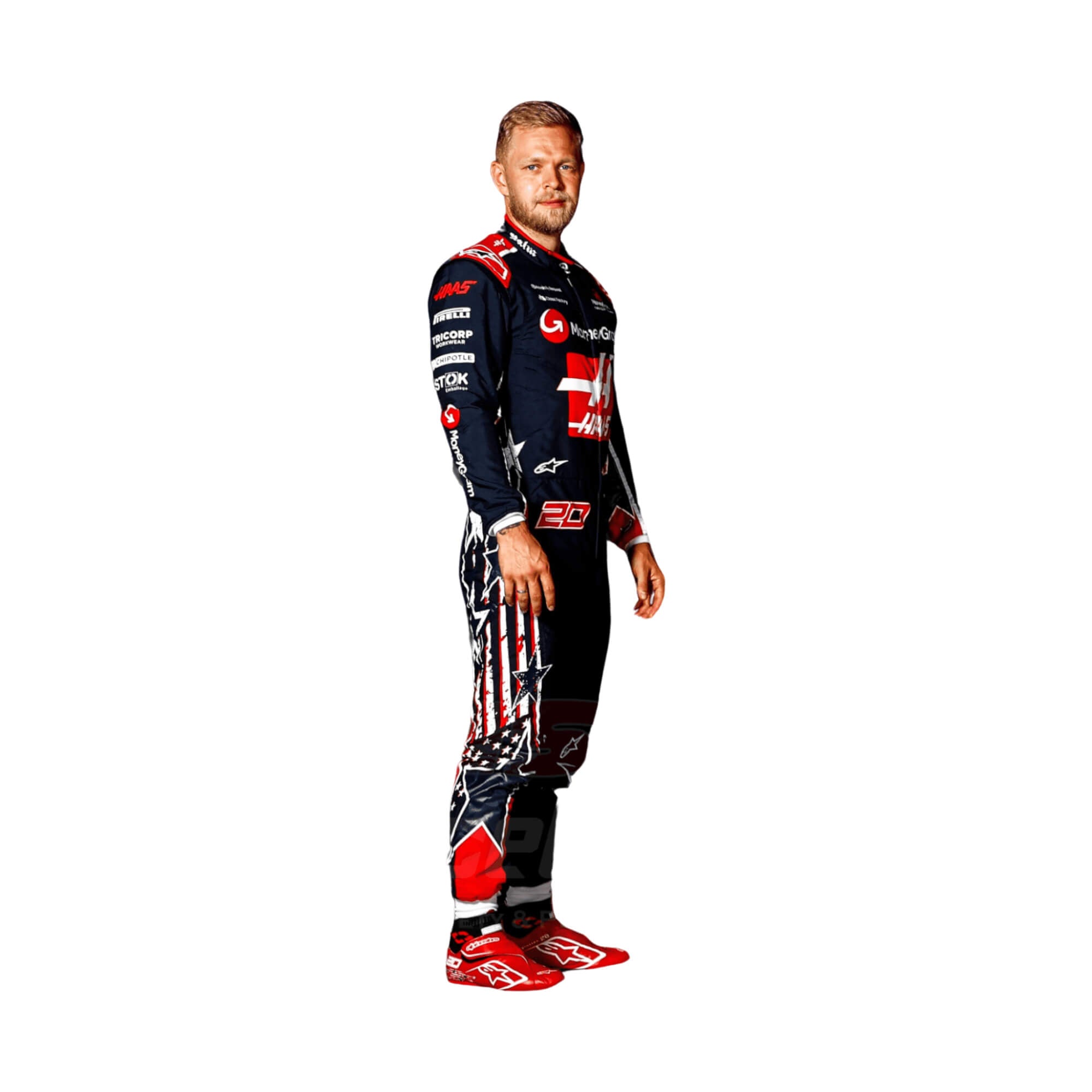 Kevin Magnussen 2023 Special Austin US Grand Prix F1 Racing Suit Team Hass