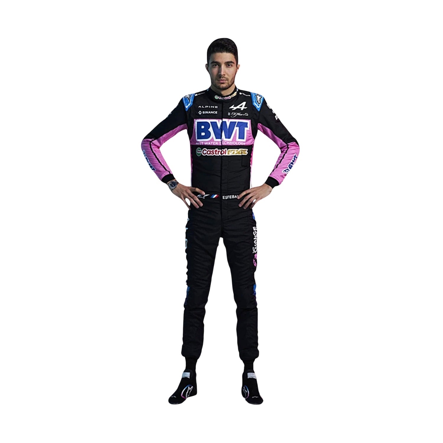 F1 Racing Costume Worn by Esteban Ocon & Pierre Gasly  – 2024 Monaco GP