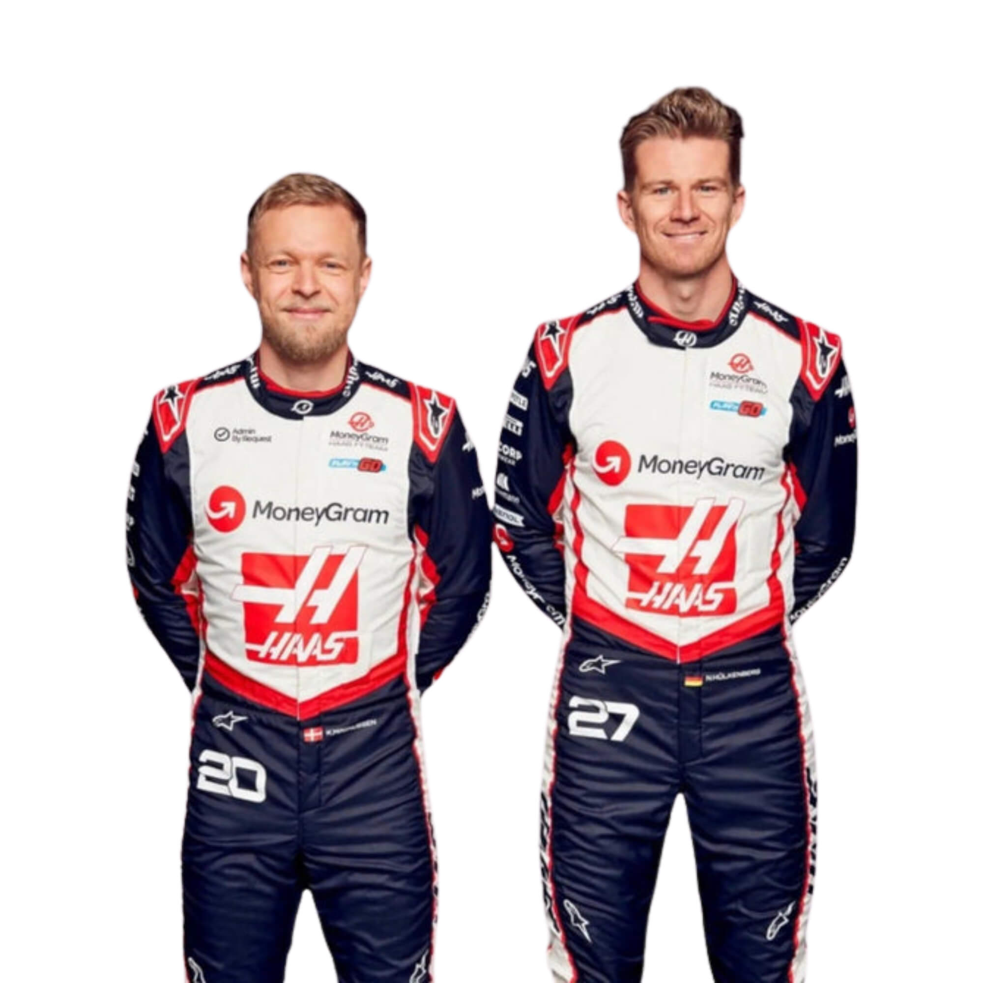 F1 Racing Costume Worn by Kevin Magnussen & Nico Hulkenberg – 2024 Miami Grand Prix