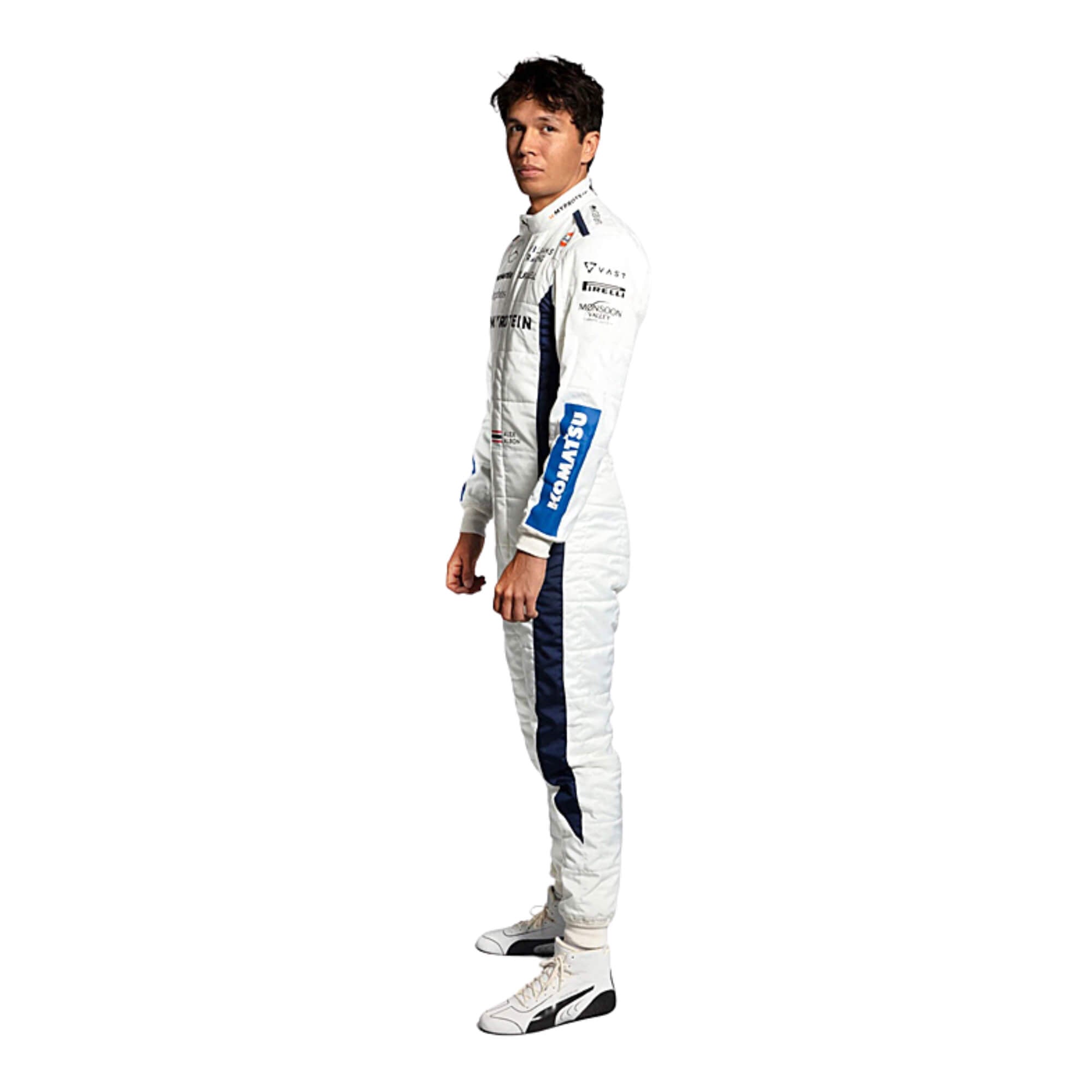 F1 Racing Costume Worn by Alexander Albon & Logan Sargeant – 2024 Gulf Edition
