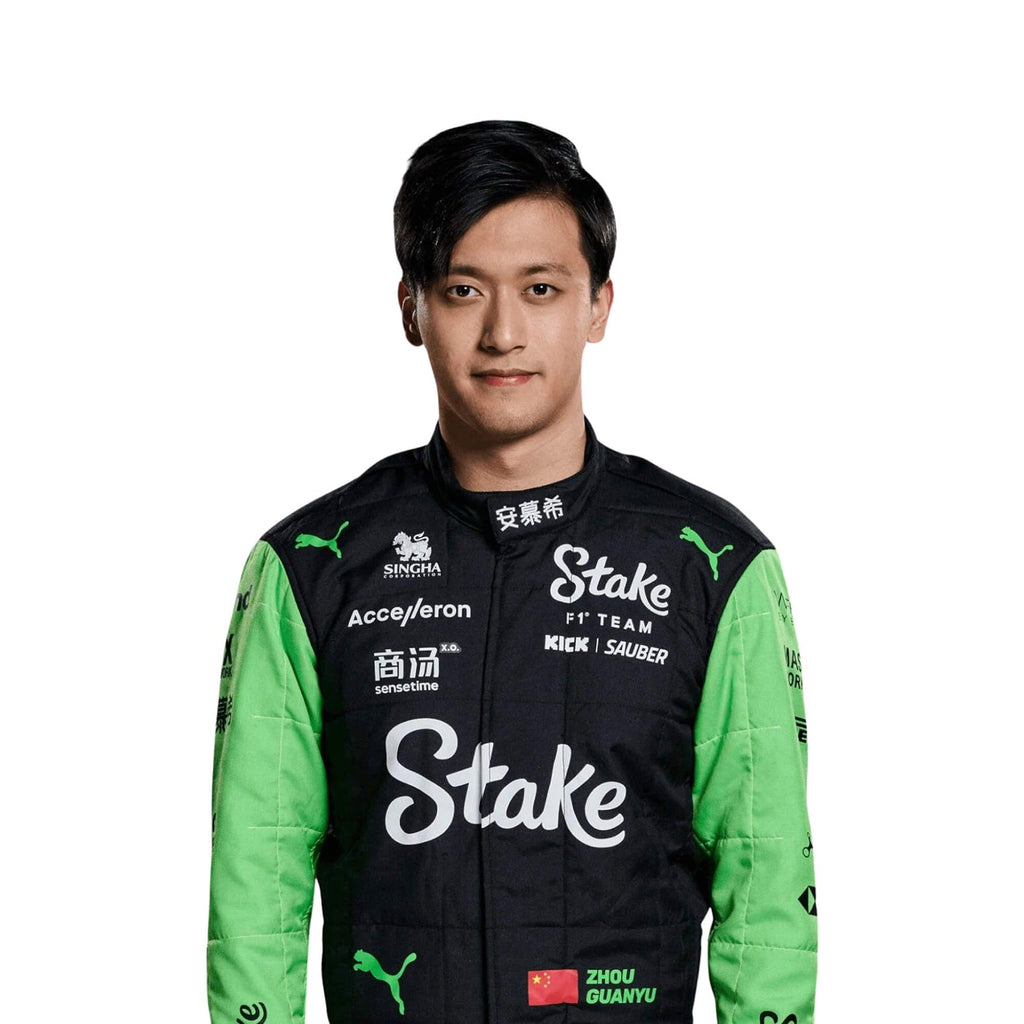 Zhou Guanyu 2024 Kick Sauber F1  Racing Suit Team Alfa Romeo