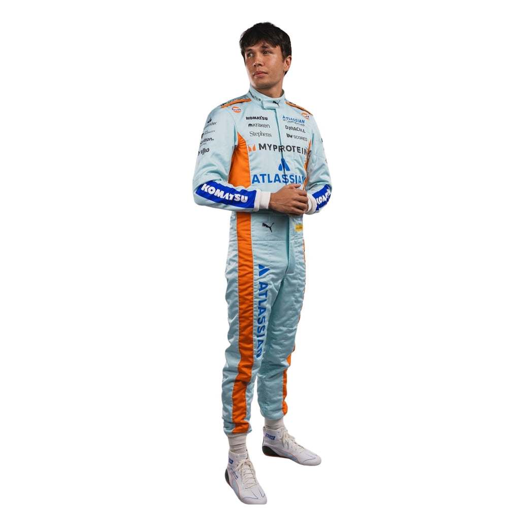 2025 F1 Racing Costume Worn By Carlos Sainz and Alenaxder Albon Sao Paul GP