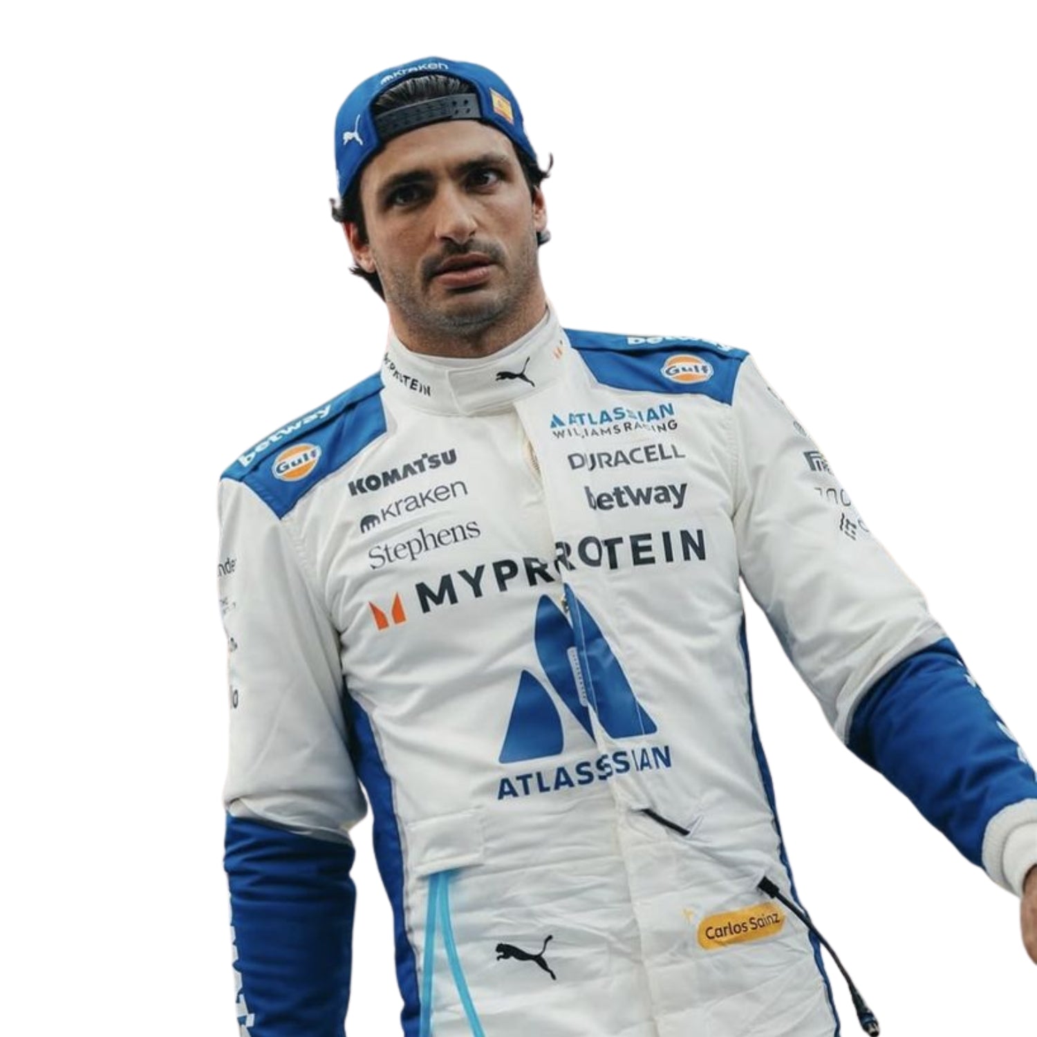 2025 F1 Racing Costume Worn By Carlos Sainz and Alexander Albon United States GP
