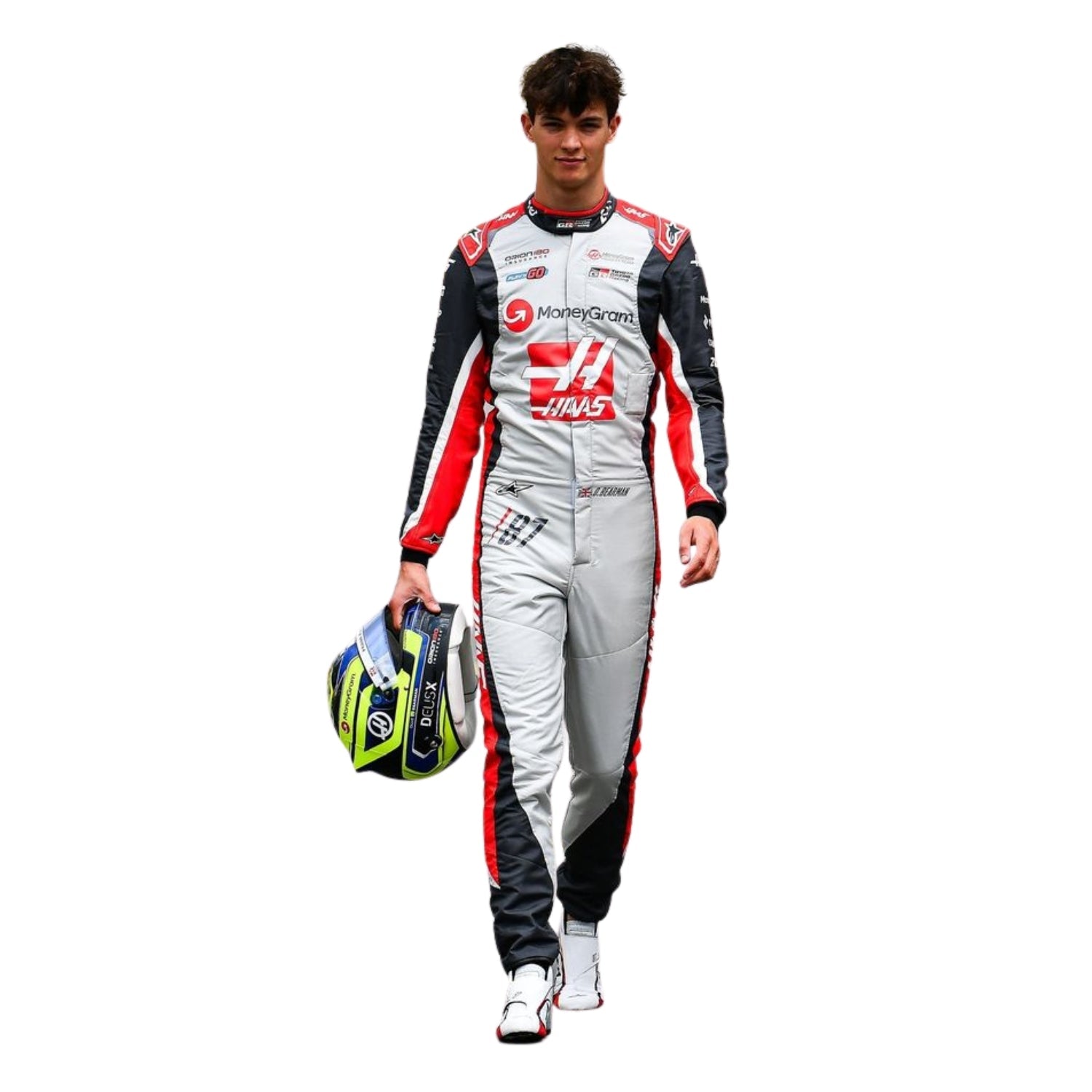 2025 F1 Racing Costume Worn By Esteban Ocon And Oliver Bearman 200th race look Canadian GP