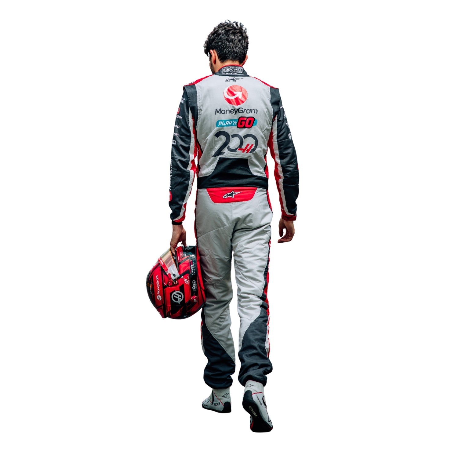 2025 F1 Racing Costume Worn By Esteban Ocon And Oliver Bearman 200th race look Canadian GP