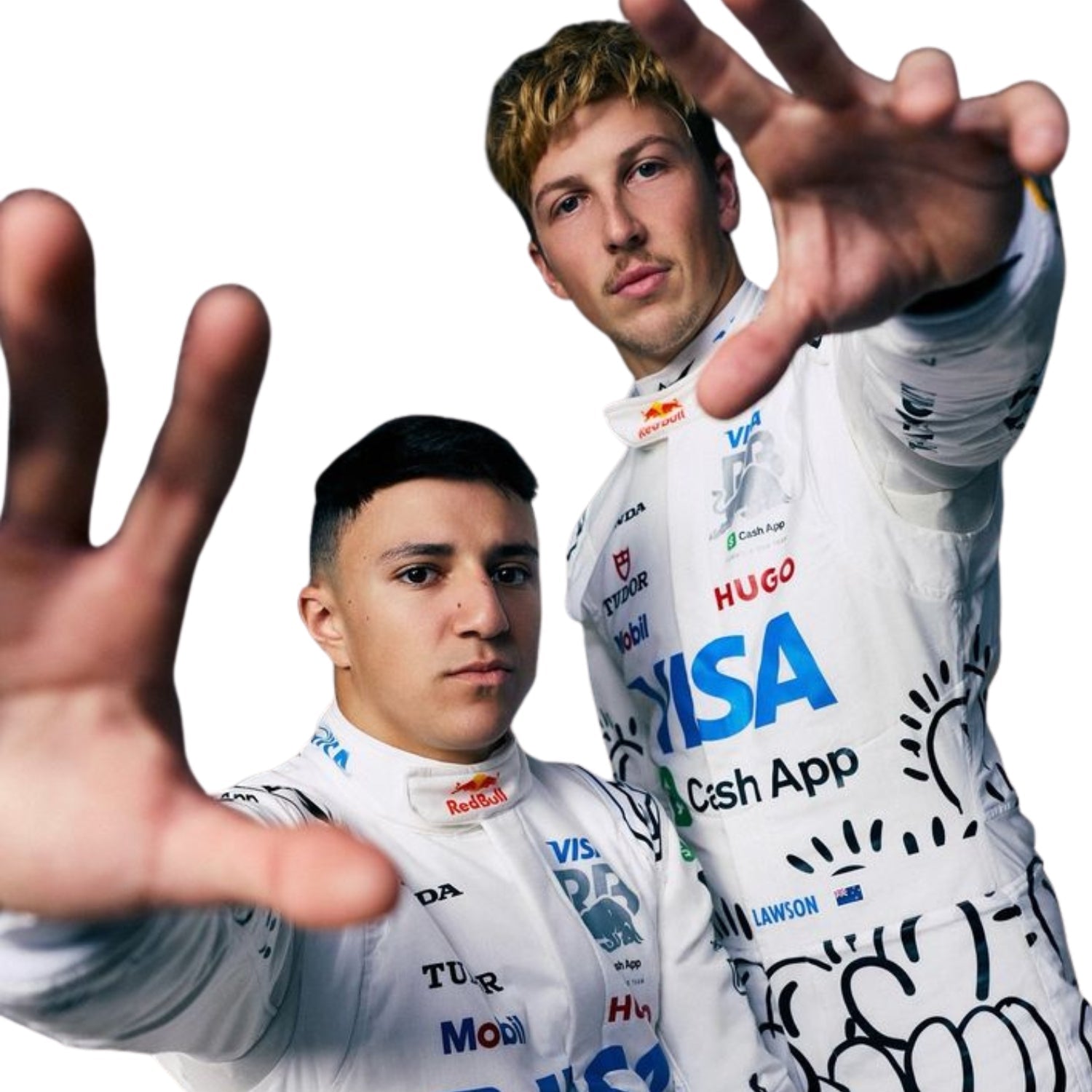2025 F1 Racing Costume Worn By Isack Hadjar and Liam Lawson British GP