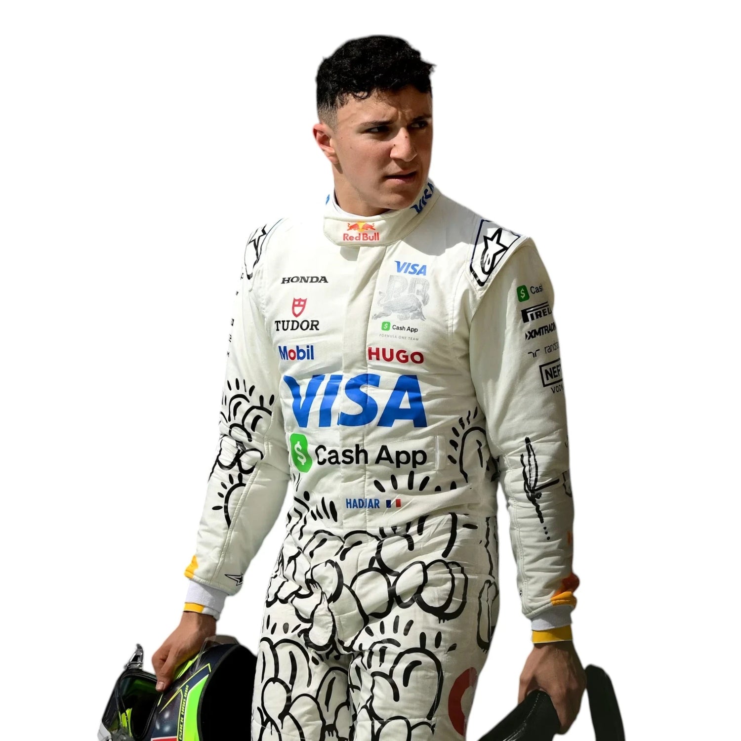 2025 F1 Racing Costume Worn By Isack Hadjar and Liam Lawson British GP