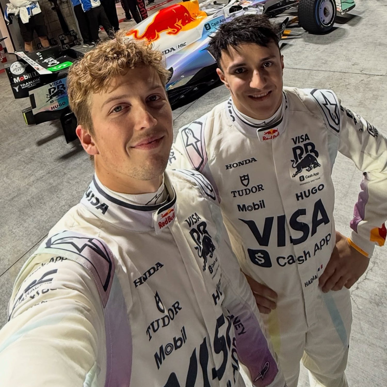 2025 F1 Racing Costume Worn By Isack Hadjar and Liam lawson Las Vegas GP