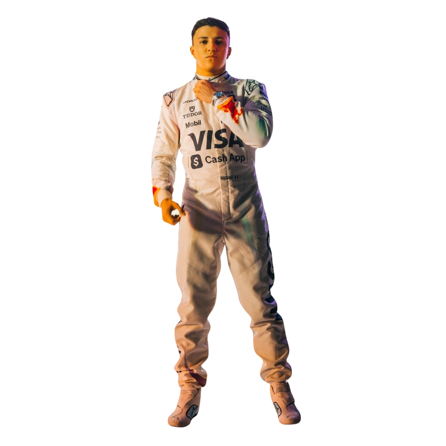 2025 F1 Racing Costume Worn By Isack Hadjar and Liam lawson Las Vegas GP