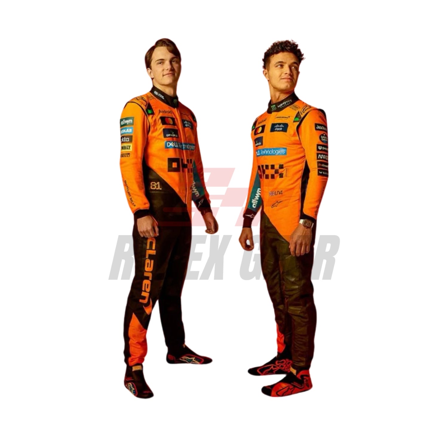 2025 F1 Racing Costume Worn by Lando Norris & Oscar Piastri