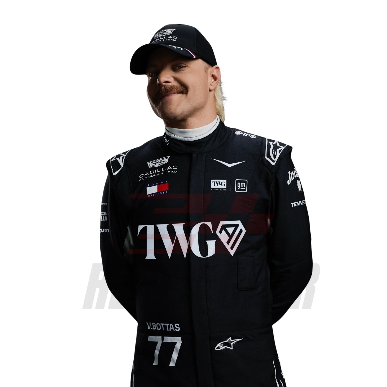 Valtteri Bottas 2026 racing driver costume close up