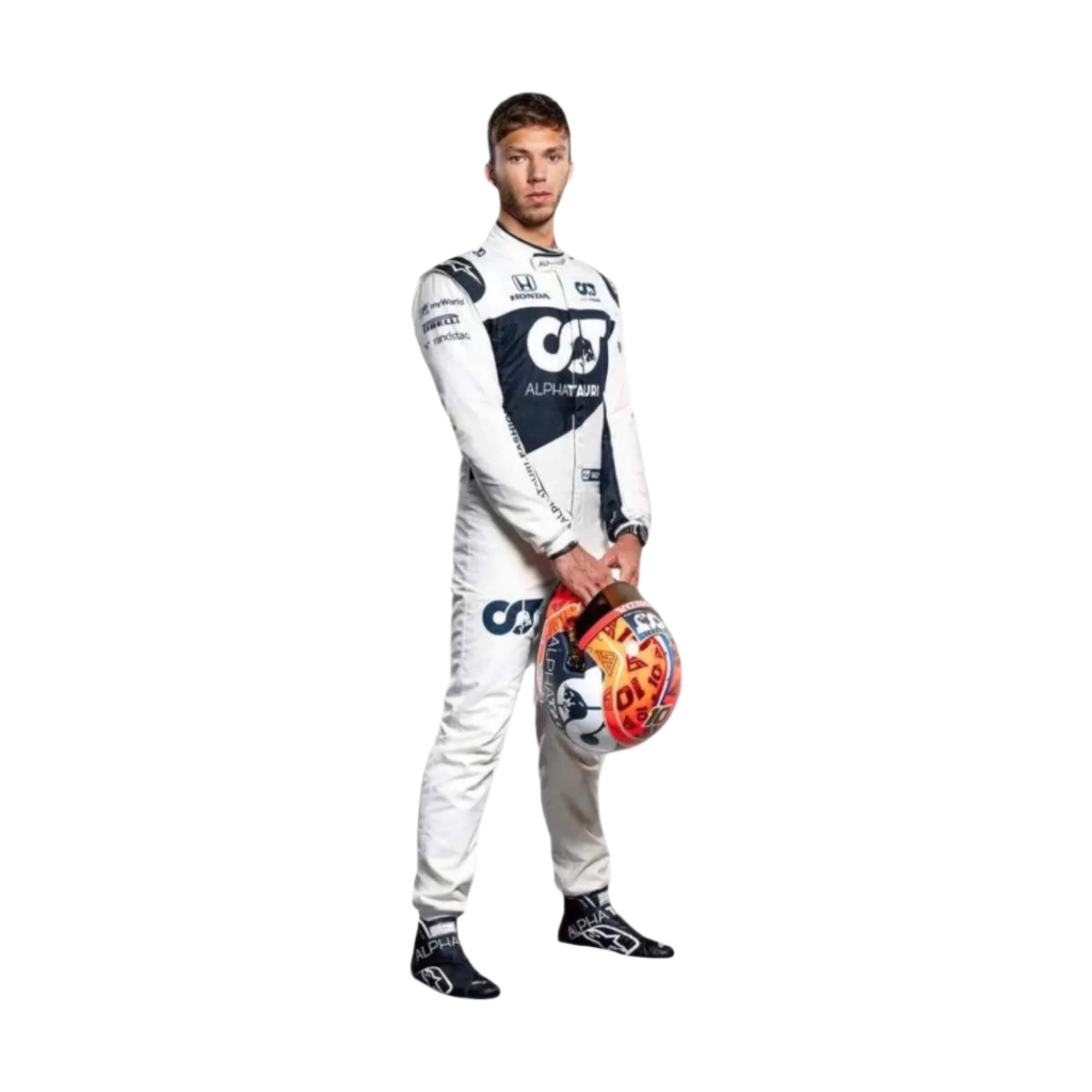 Pierre Gasly 2021 F1 Racing Suit Team AlphaTauri