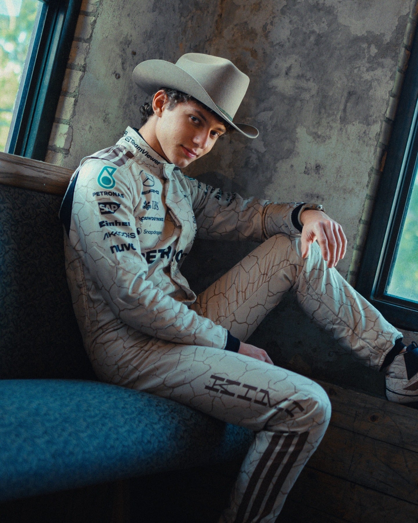 Andrea Kimi Antonelli 2025 USA Austin GP F1 Racing Suit