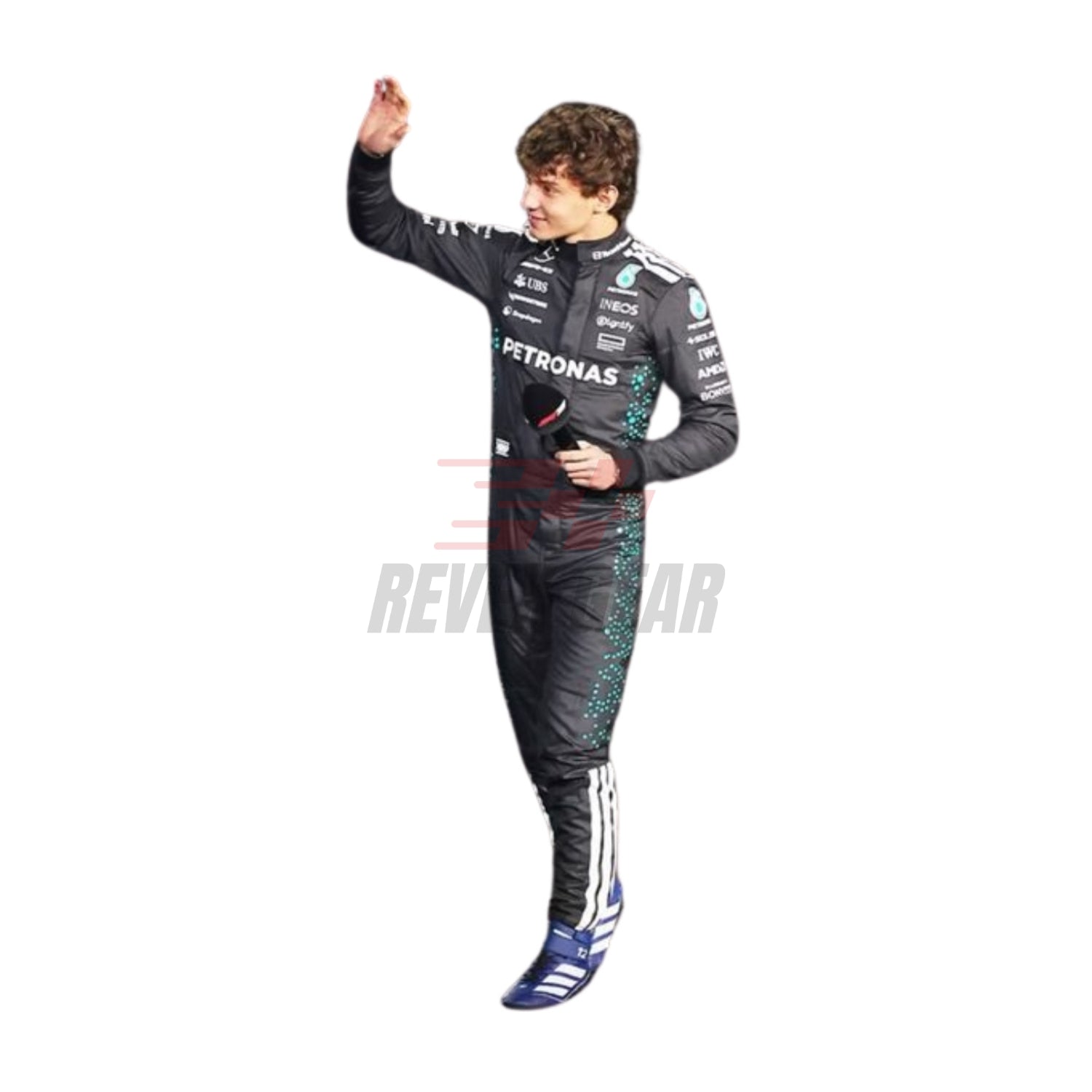 2025 F1 Racing Suit Worn by George Russell & Andrea Kimi Antonelli