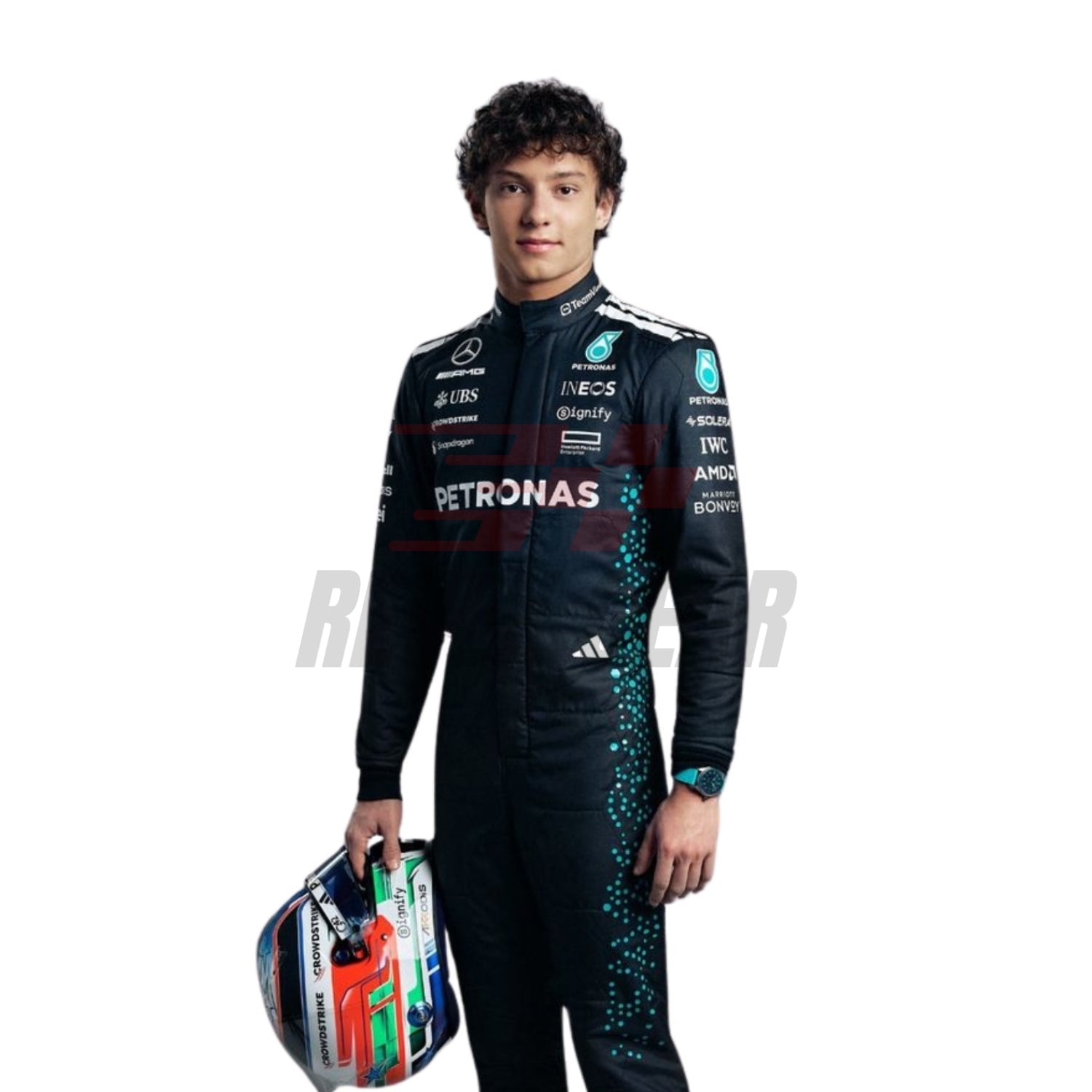 2025 F1 Racing Suit Worn by George Russell & Andrea Kimi Antonelli