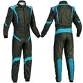 Black & Blue Go Kart Racing Suit