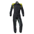 Black OMP TECNICA HYBRID Racing Suit