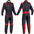 Black / Red Go-Kart Racing Wear Costume