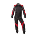 Black / Red OMP Tecnica Evo Racing Suit
