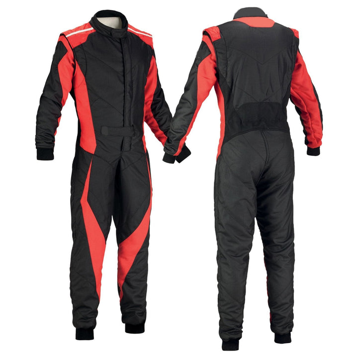 Black / Tomato Go-Kart Driver Race Wear