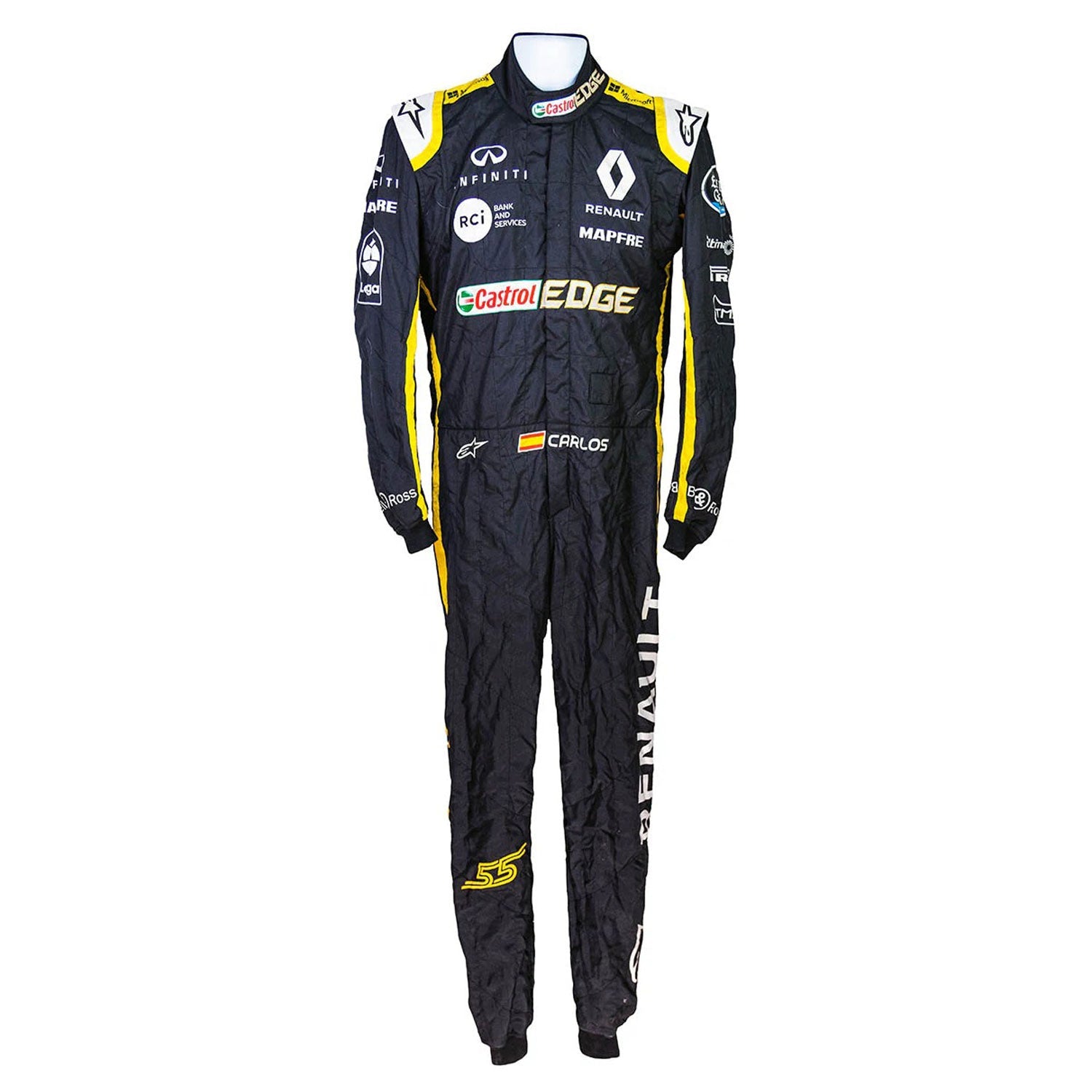 Carlos Sainz 2018 F1 Racing Suit Team Renault