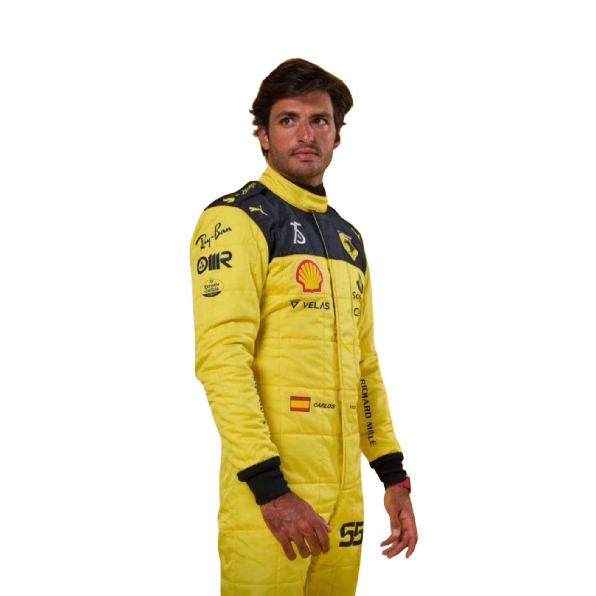 2022 Carlos Sainz 75th Anniversary F1 Racing Suit