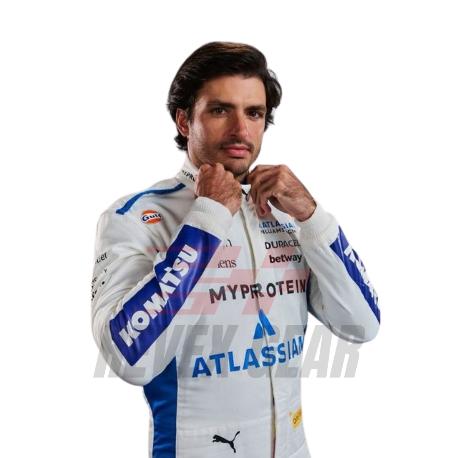 F1 Racing Costume Worn by Alex Albon & Carlos Sainz Jr – 2025 HP Monaco GP