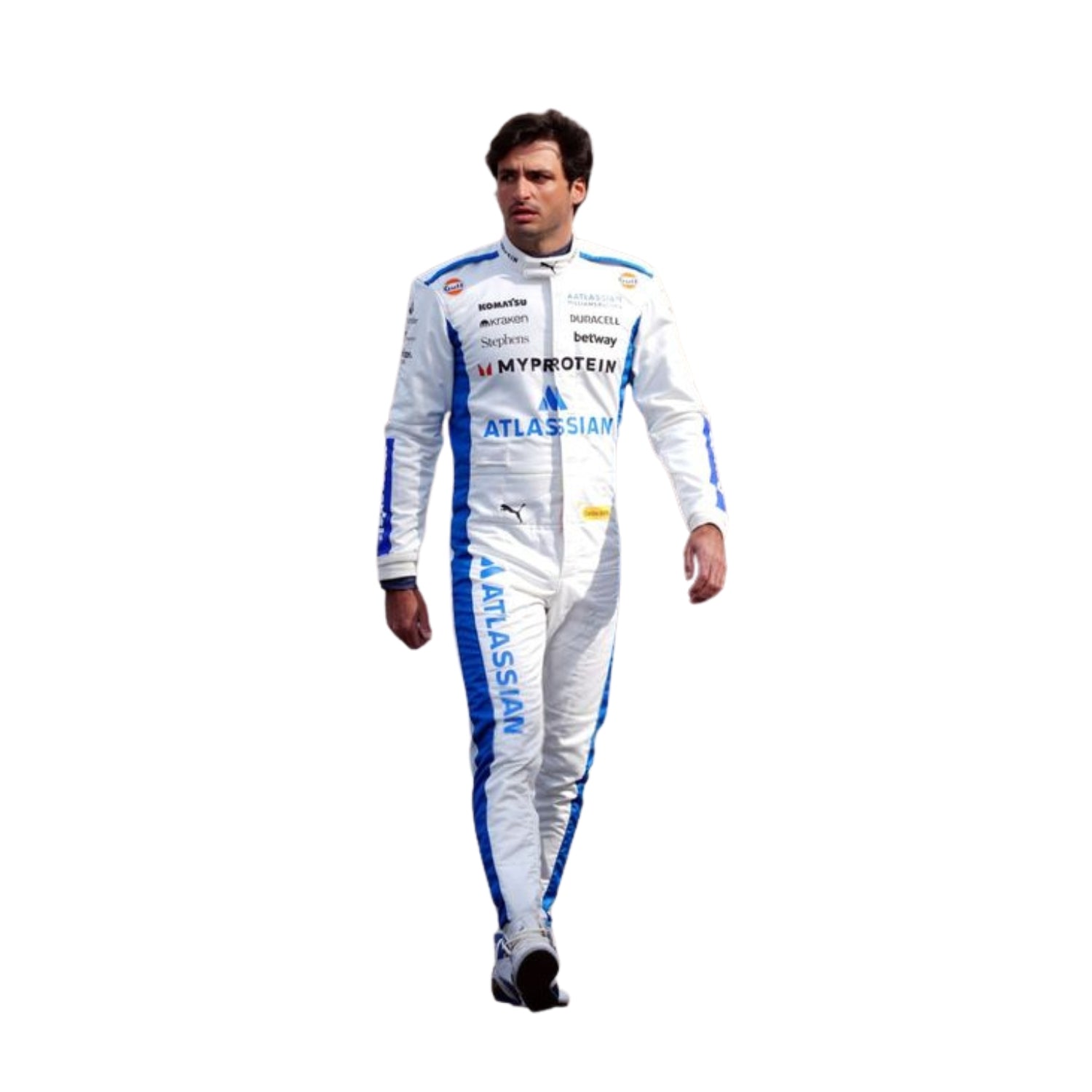 Carlos Sainz 2025 F1 Racing Suit Team Williams