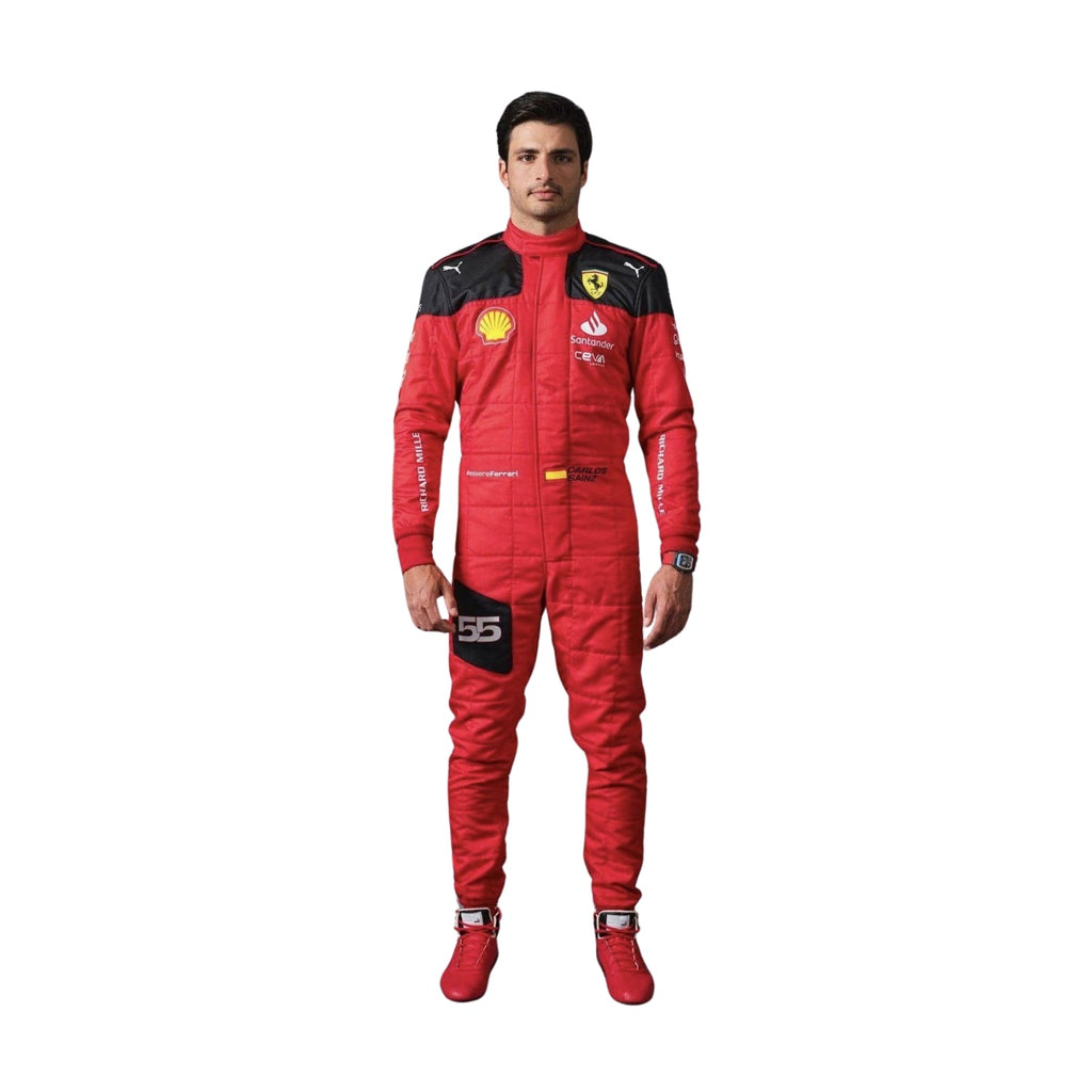 Carlos Sainz Jr 2023 F1 Racing Suit Team Ferrari