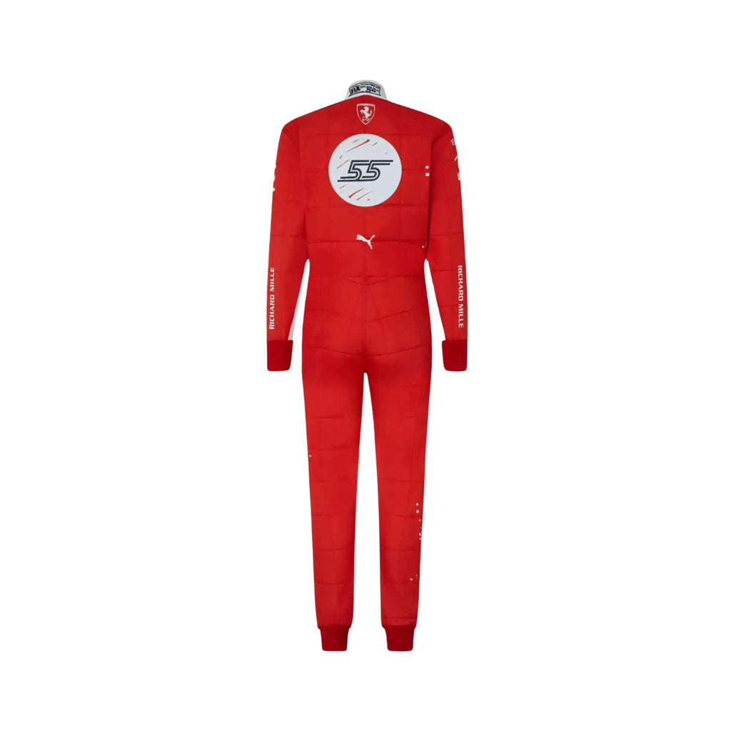 Carlos Sainz Jr 2023 Las Vegas F1 Racing Suit Team Scuderia Ferrari
