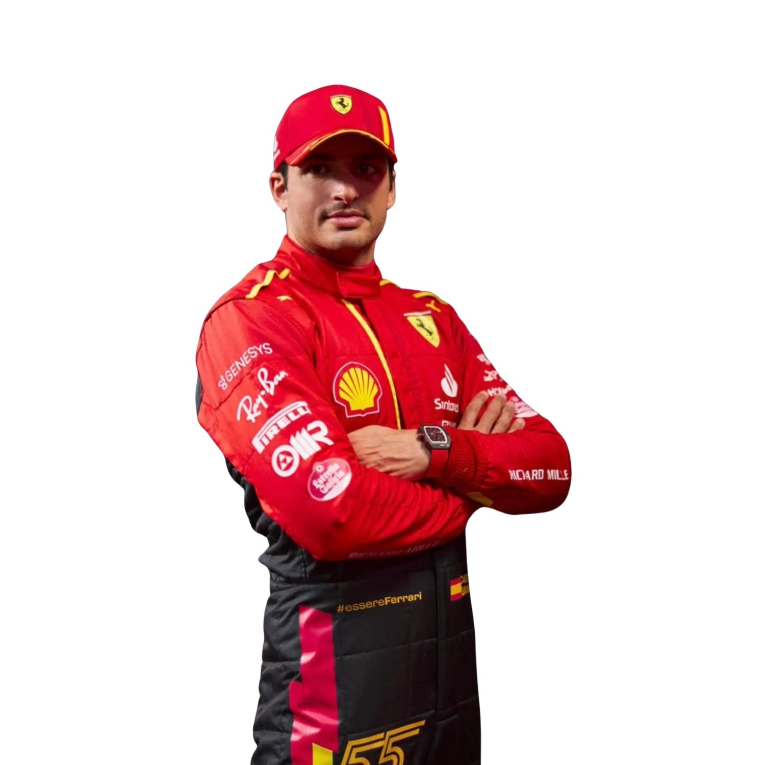 Carlos Sainz Jr 2023 Spain Grand Prix F1 Racing Suit