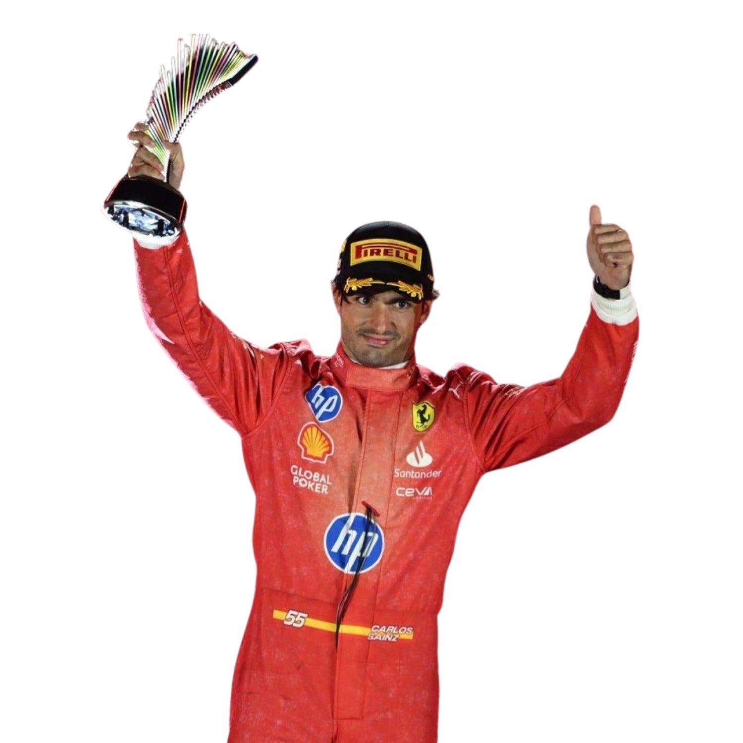 2024 F1 Racing Costume Worn by Charles Leclerc & Carlos Sainz Jr. - Las Vegas GP