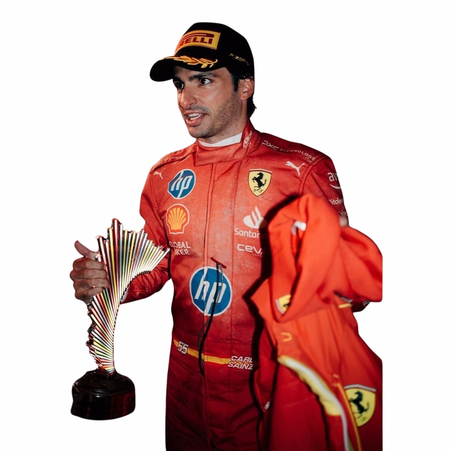 2024 F1 Racing Costume Worn by Charles Leclerc & Carlos Sainz Jr. - Las Vegas GP