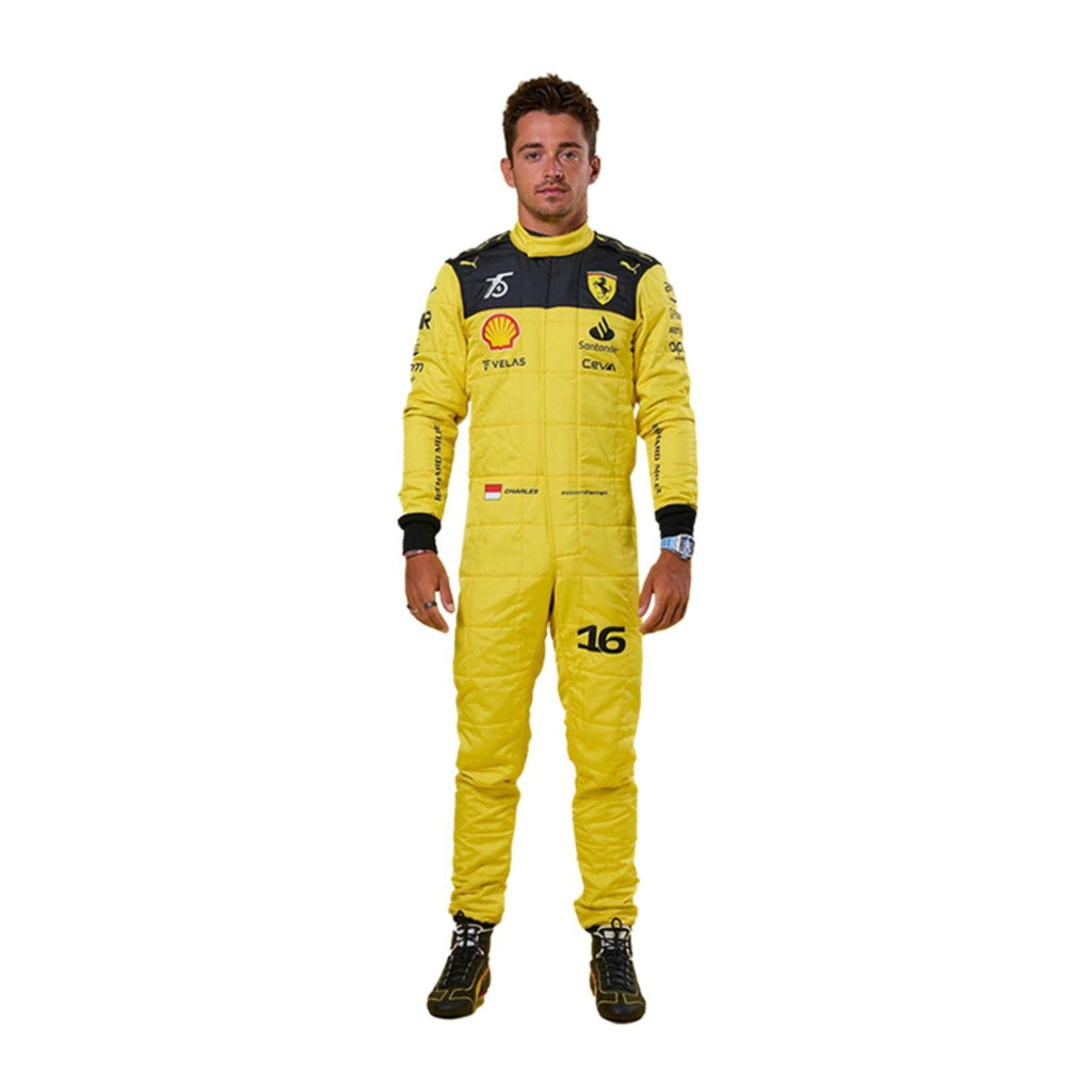 2022 Charles Leclerc 75th Anniversary F1 Racing Suit