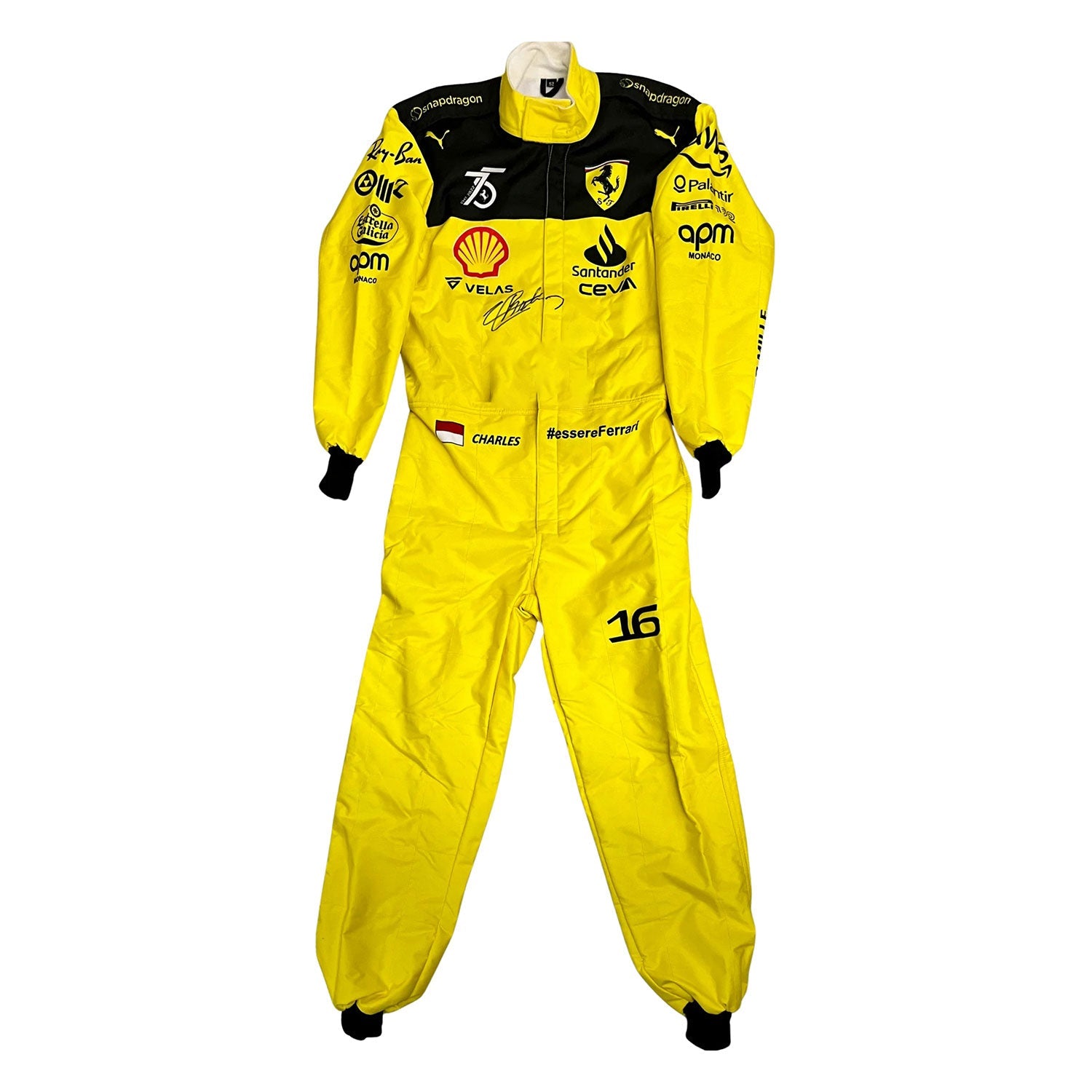 Charles Leclerc 2022 75th Anniversary F1 Racing Suit