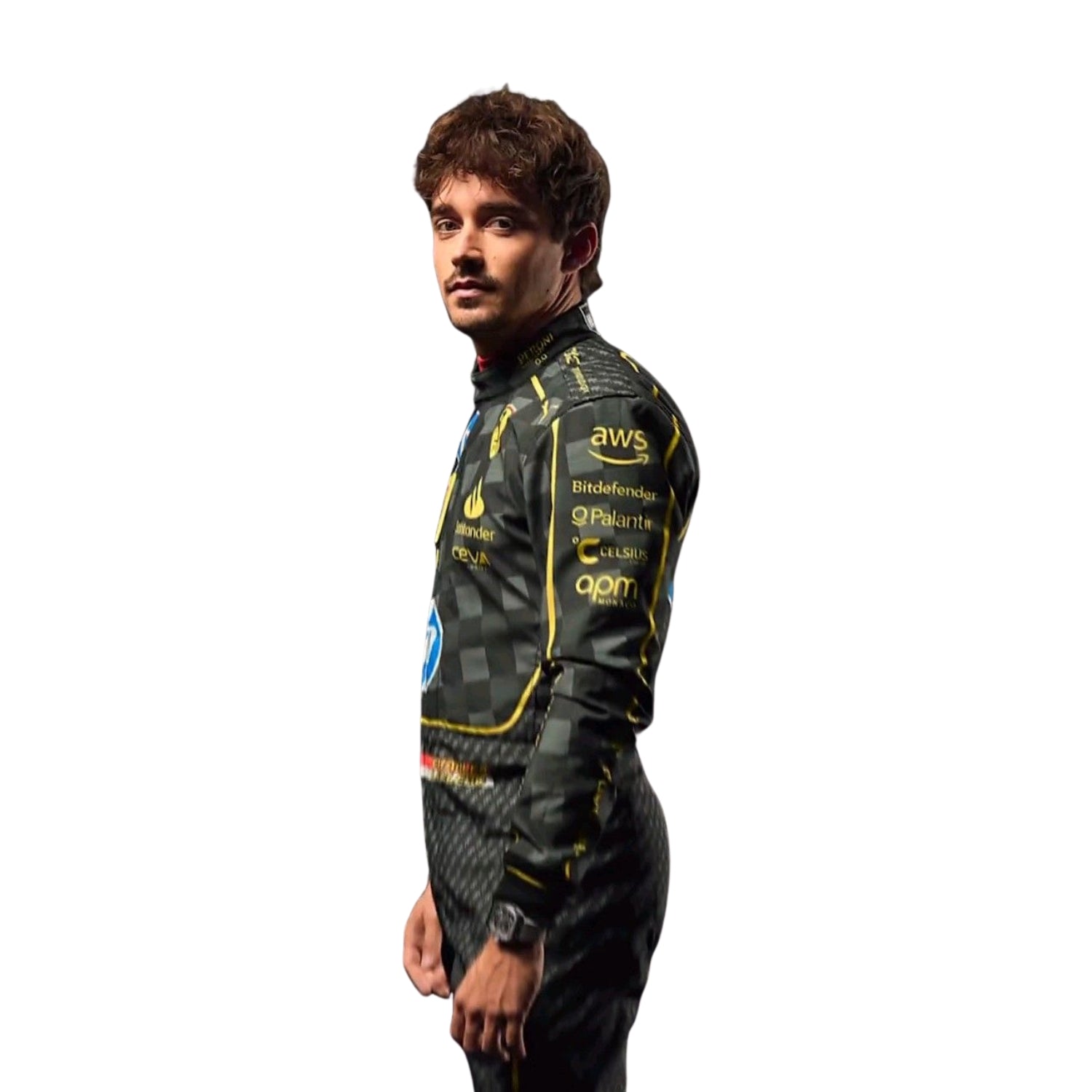 2024 F1 Racing Costume Worn by Charles Leclerc & Carlos Sainz Jr. – HP Italy GP