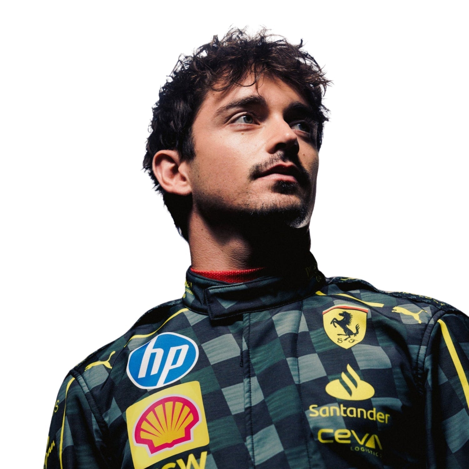 2024 F1 Racing Costume Worn by Charles Leclerc & Carlos Sainz Jr. – HP Italy GP