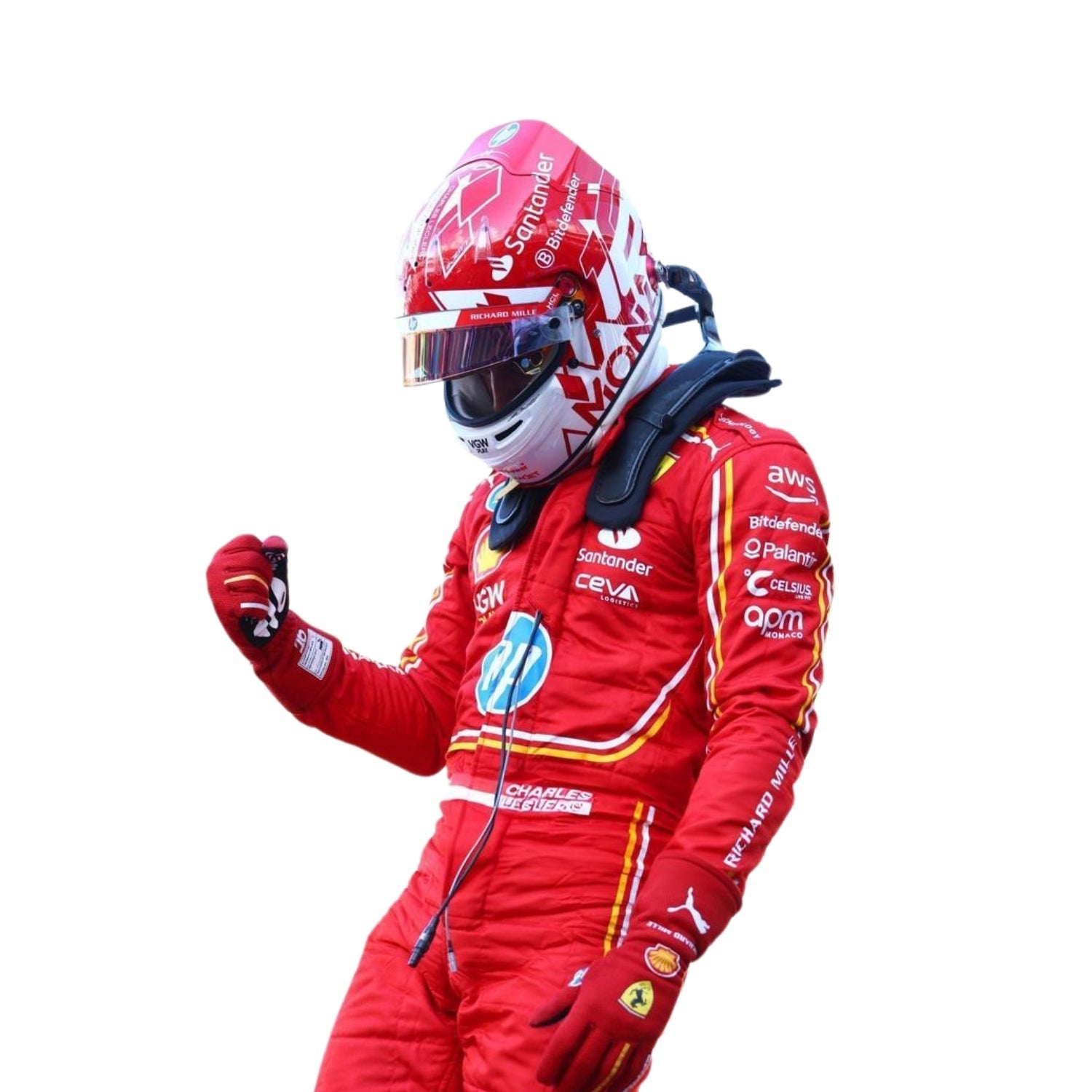 Charles Leclerc 2024 Hp Monaco GP F1 Racing Suit