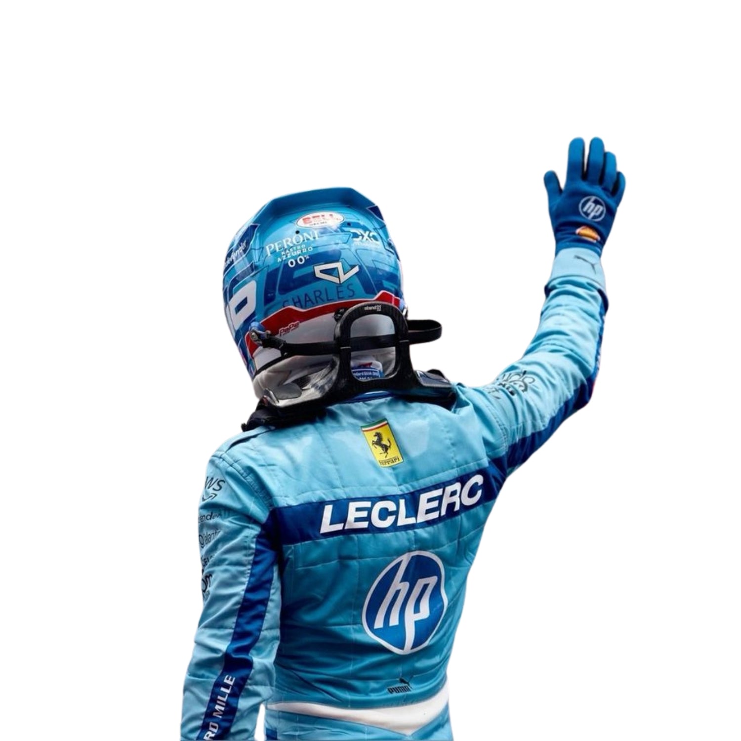 F1 Racing Costume Worn by Charles Leclerc & Carlos Sainz Jr. – 2024 Miami Grand Prix