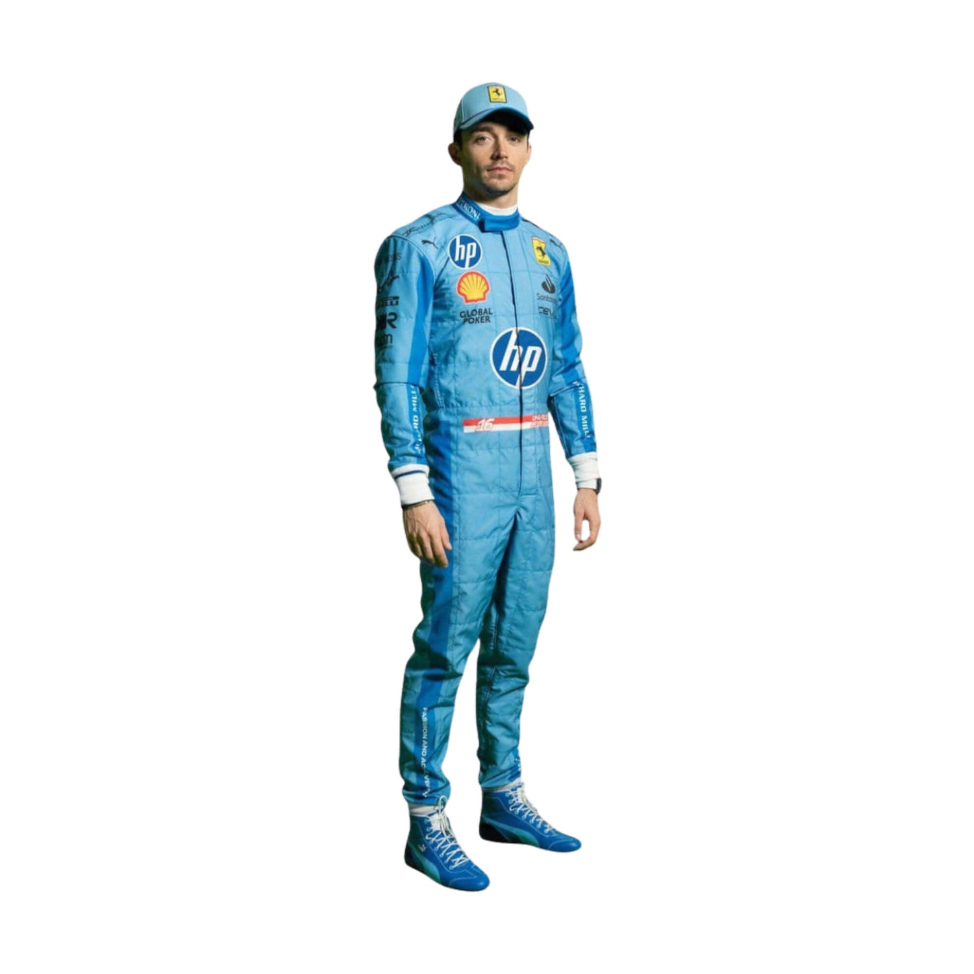 2024 F1 Racing Costume Worn by Charles Leclerc & Carlos Sainz Jr. – Miami Grand Prix