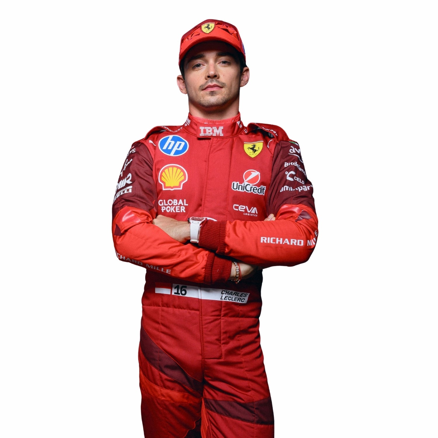 2025 F1 Racing Costume Worn by Charles Leclerc & Lewis Hamilton - Las Vegas GP